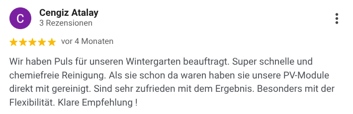 Fensterreinigung